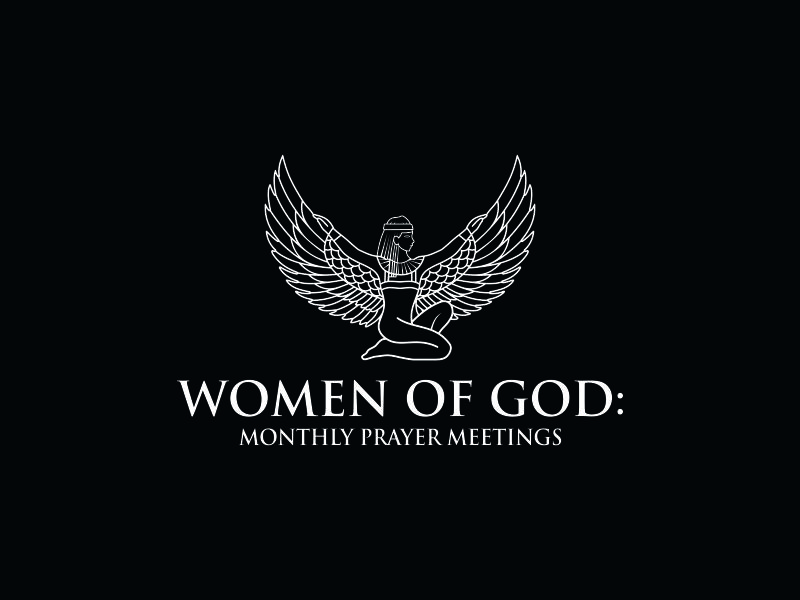 Women of God: Monthly Prayer Meetings logo design by azizah