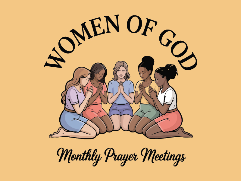 Women of God: Monthly Prayer Meetings logo design by oindrila chakraborty