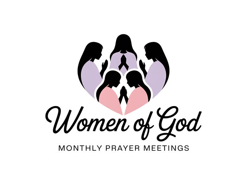 Women of God: Monthly Prayer Meetings logo design by IamSoya