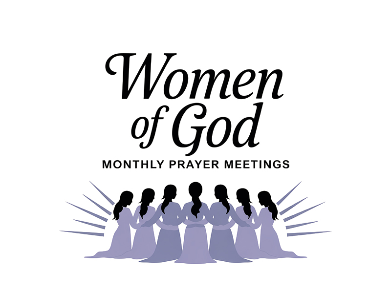 Women of God: Monthly Prayer Meetings logo design by IamSoya