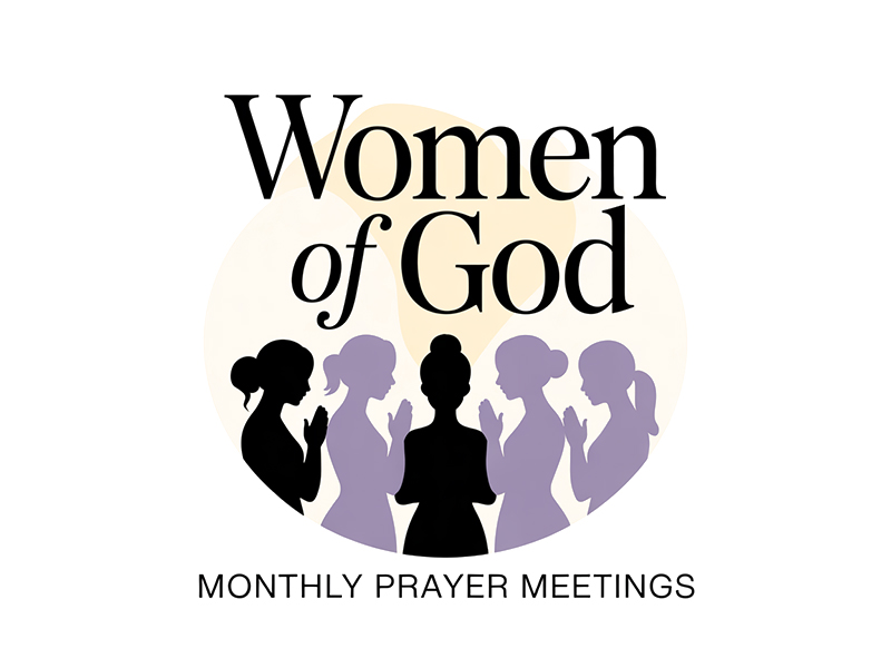 Women of God: Monthly Prayer Meetings logo design by IamSoya