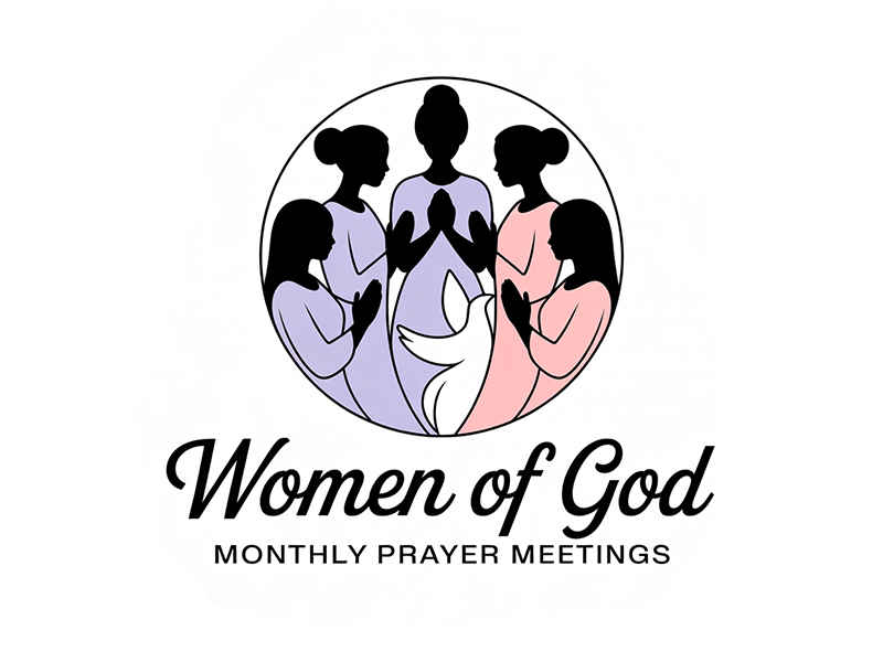 Women of God: Monthly Prayer Meetings logo design by IamSoya