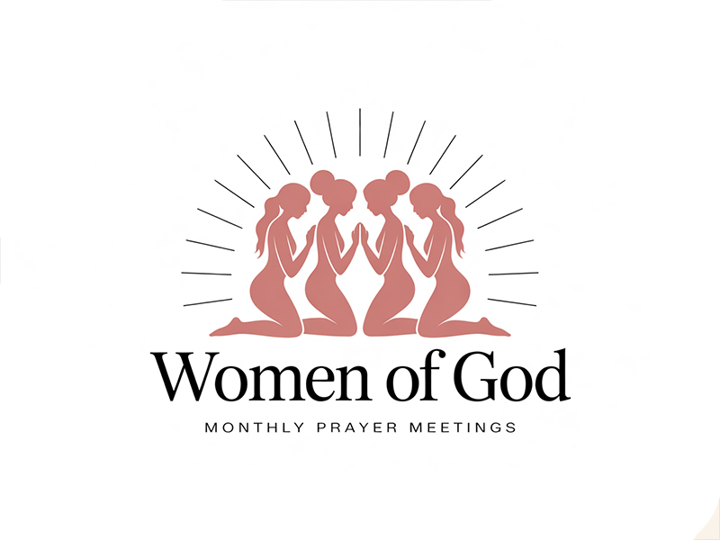 Women of God: Monthly Prayer Meetings logo design by IamSoya
