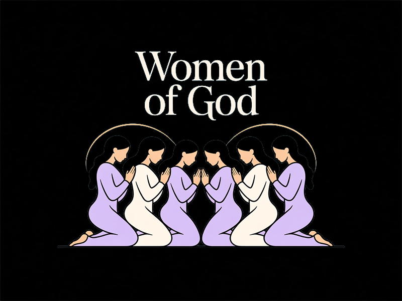 Women of God: Monthly Prayer Meetings logo design by IamSoya