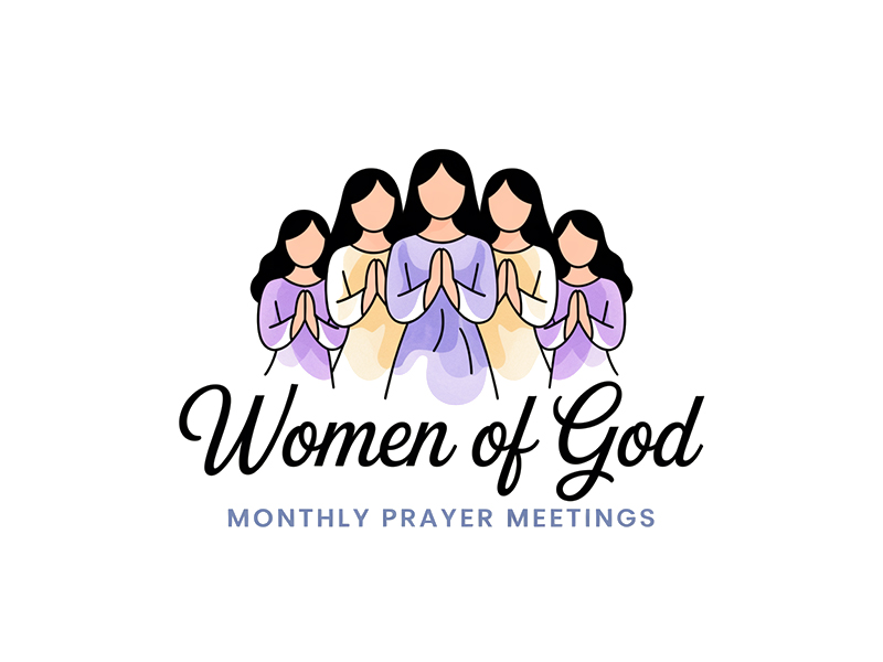 Women of God: Monthly Prayer Meetings logo design by IamSoya