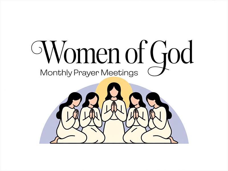 Women of God: Monthly Prayer Meetings logo design by IamSoya