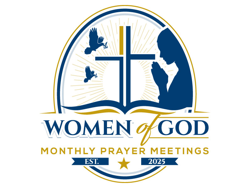 Women of God: Monthly Prayer Meetings logo design by LogoQueen