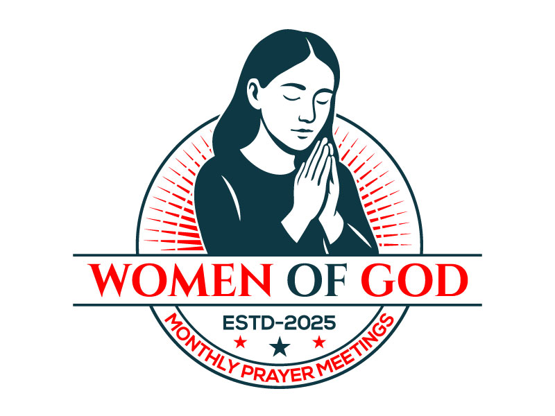 Women of God: Monthly Prayer Meetings logo design by LogoQueen