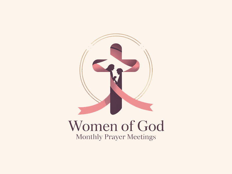 Women of God: Monthly Prayer Meetings logo design by jandu