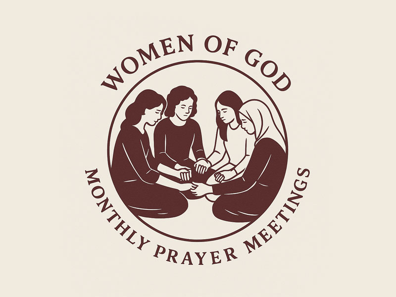 Women of God: Monthly Prayer Meetings logo design by jandu