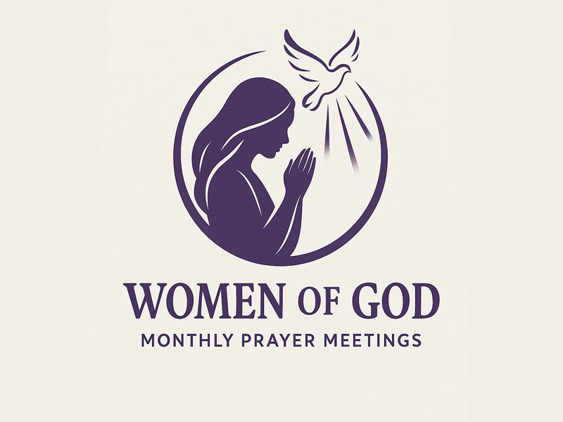 Women of God: Monthly Prayer Meetings logo design by jandu