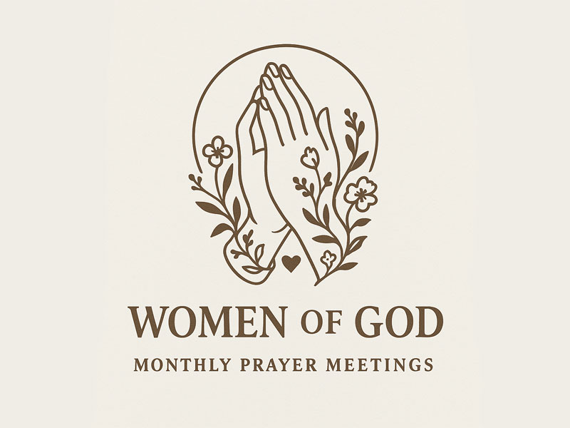 Women of God: Monthly Prayer Meetings logo design by jandu