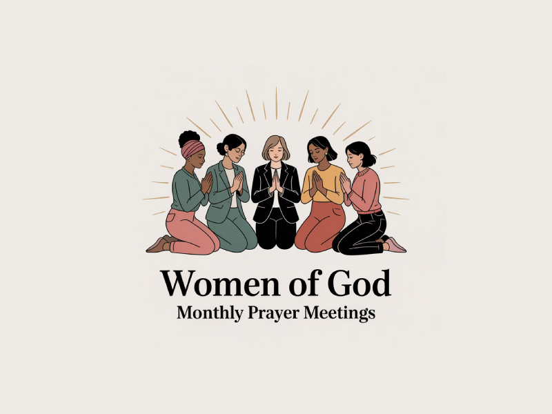 Women of God: Monthly Prayer Meetings logo design by Poki