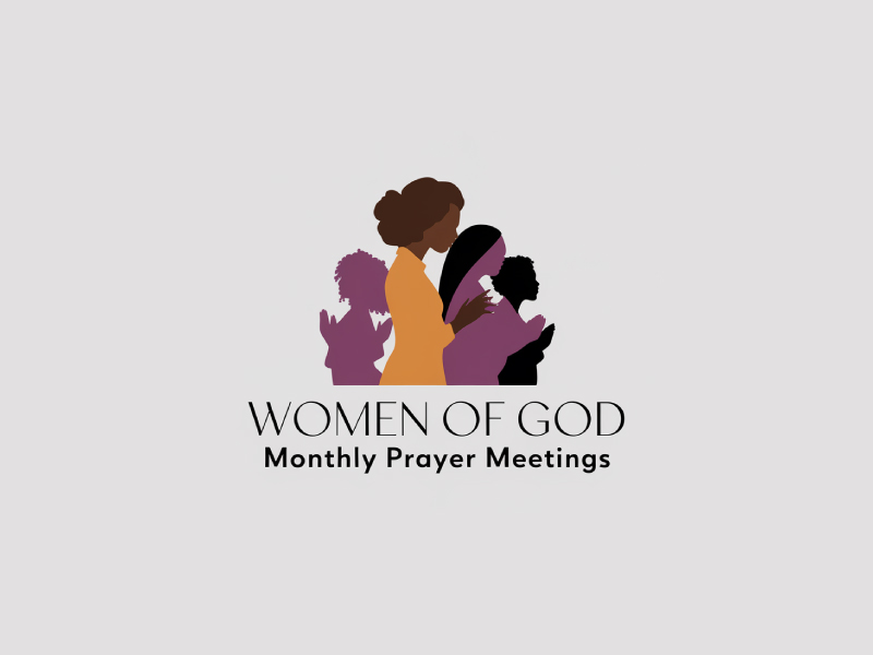 Women of God: Monthly Prayer Meetings logo design by Poki