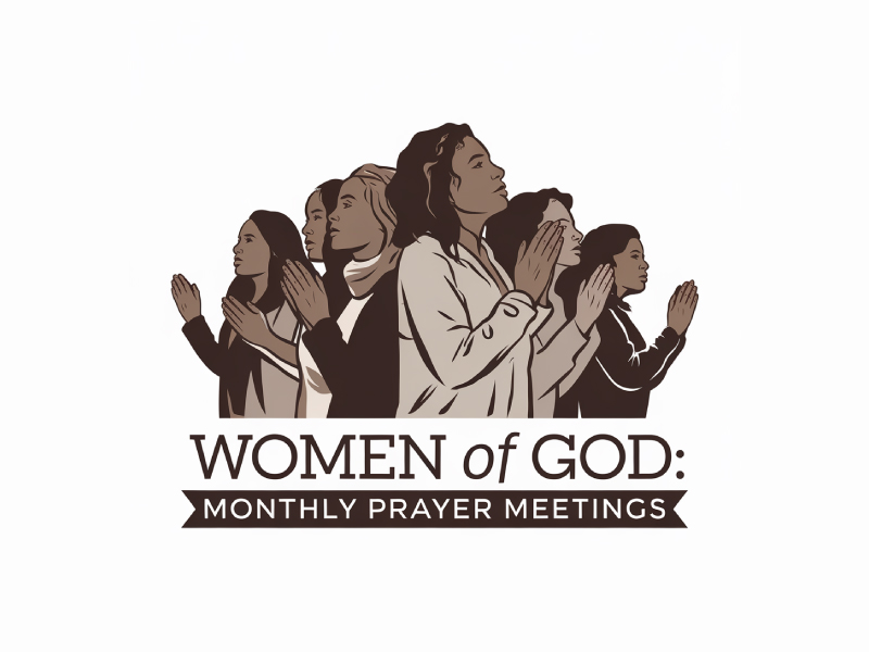 Women of God: Monthly Prayer Meetings logo design by Poki