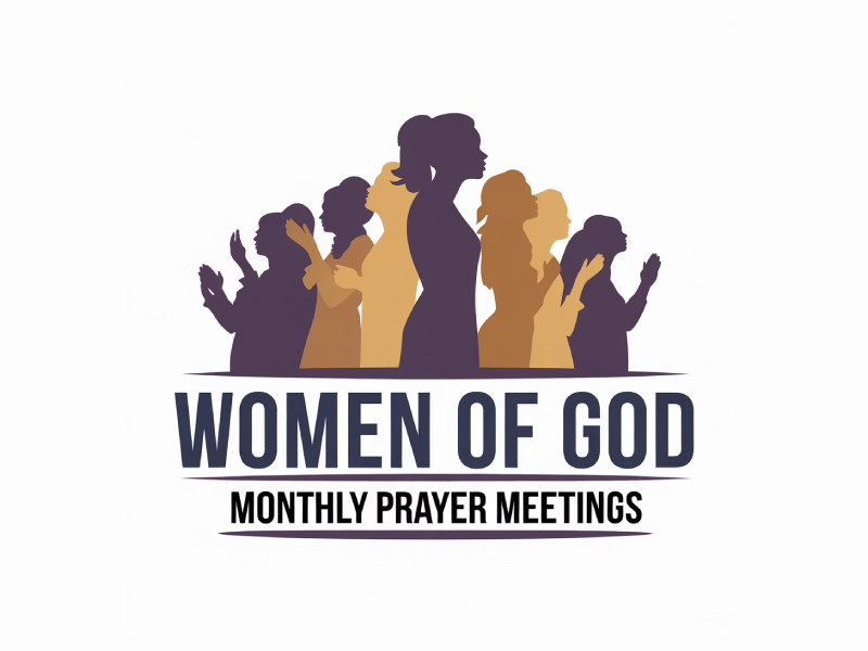 Women of God: Monthly Prayer Meetings logo design by Poki