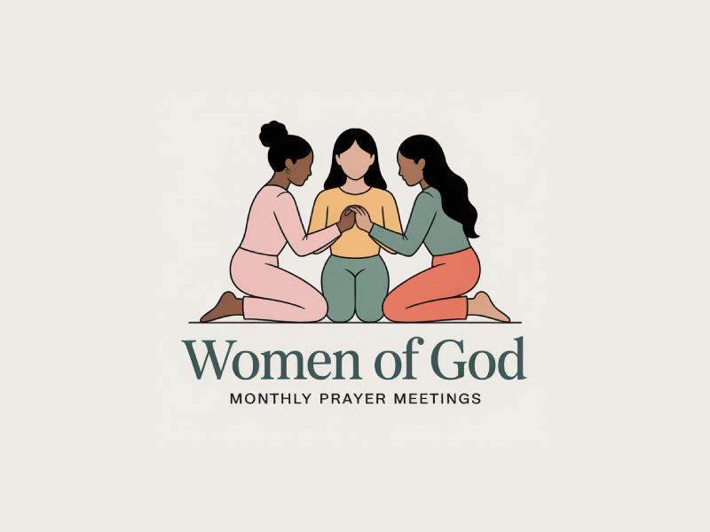 Women of God: Monthly Prayer Meetings logo design by Poki