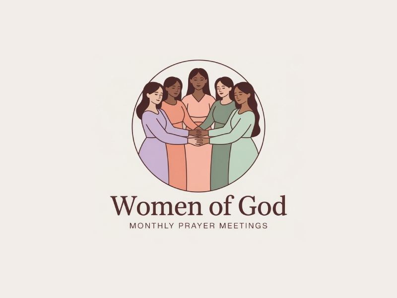 Women of God: Monthly Prayer Meetings logo design by Poki