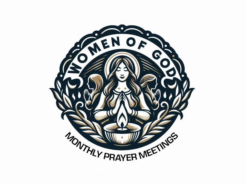 Women of God: Monthly Prayer Meetings logo design by giphone