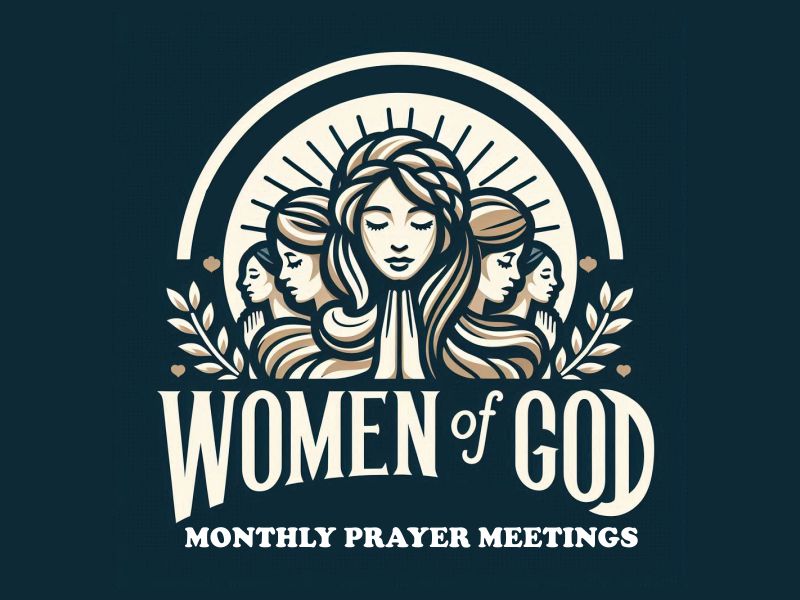 Women of God: Monthly Prayer Meetings logo design by giphone