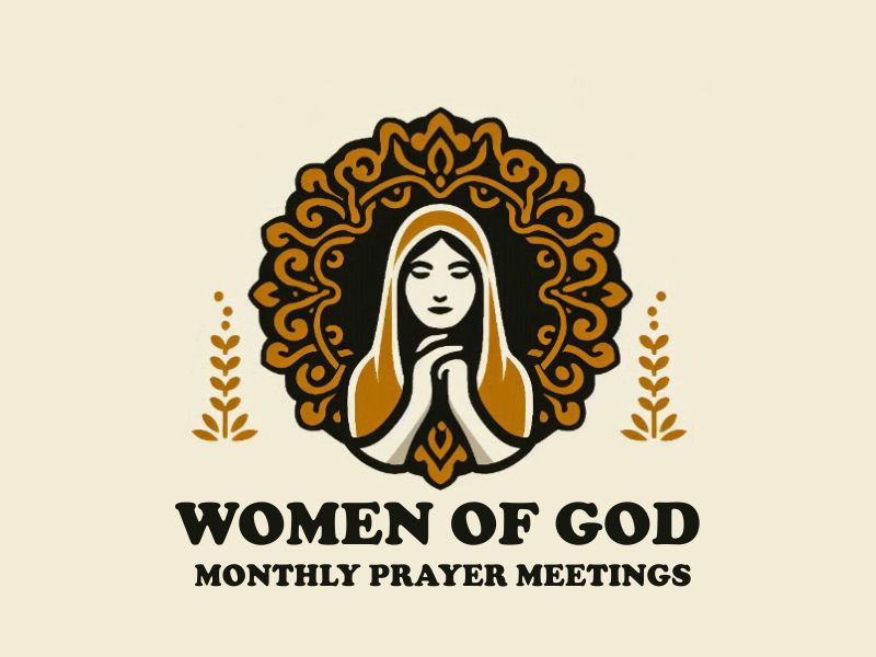 Women of God: Monthly Prayer Meetings logo design by giphone
