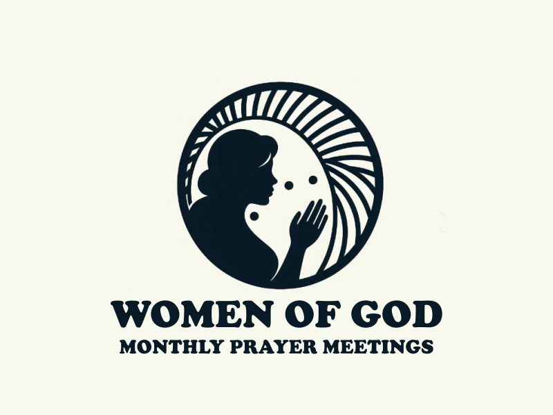 Women of God: Monthly Prayer Meetings logo design by giphone