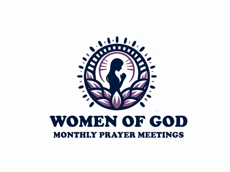 Women of God: Monthly Prayer Meetings logo design by giphone