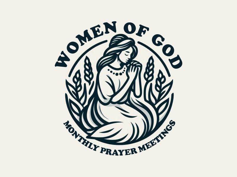 Women of God: Monthly Prayer Meetings logo design by giphone