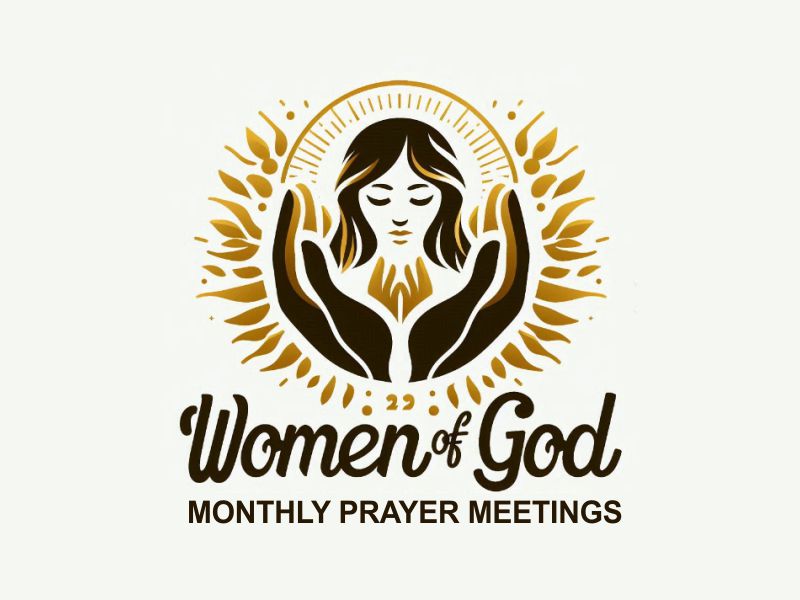 Women of God: Monthly Prayer Meetings logo design by giphone