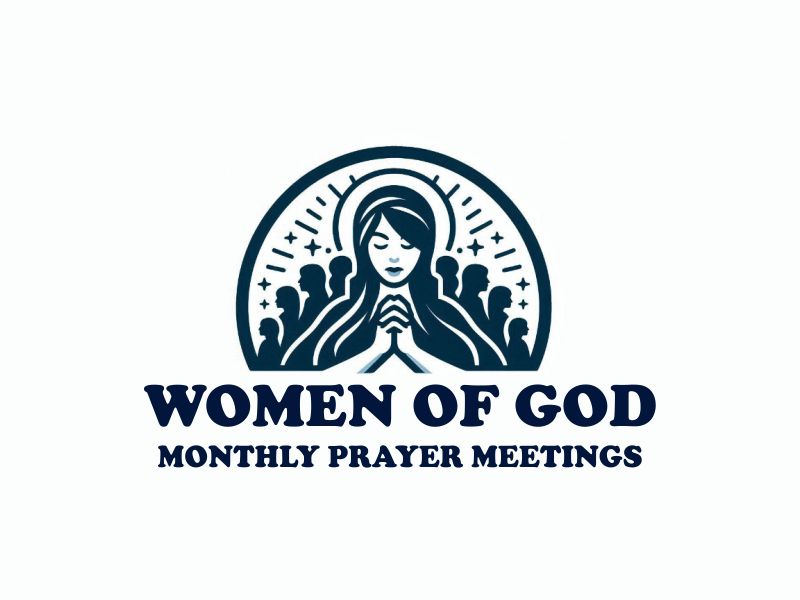 Women of God: Monthly Prayer Meetings logo design by giphone
