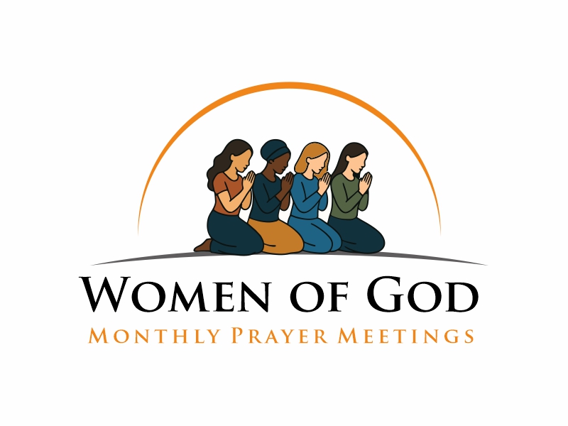 Women of God: Monthly Prayer Meetings logo design by Girly