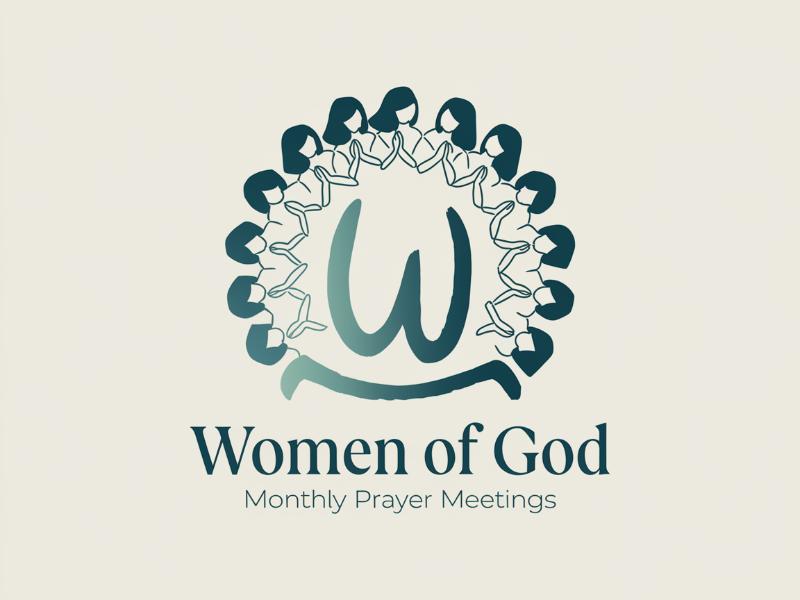 Women of God: Monthly Prayer Meetings logo design by Hadisk