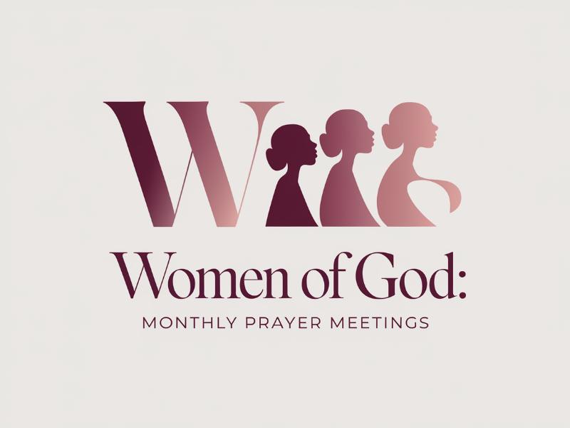 Women of God: Monthly Prayer Meetings logo design by Hadisk