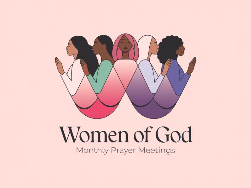 Women of God: Monthly Prayer Meetings logo design by Hadisk