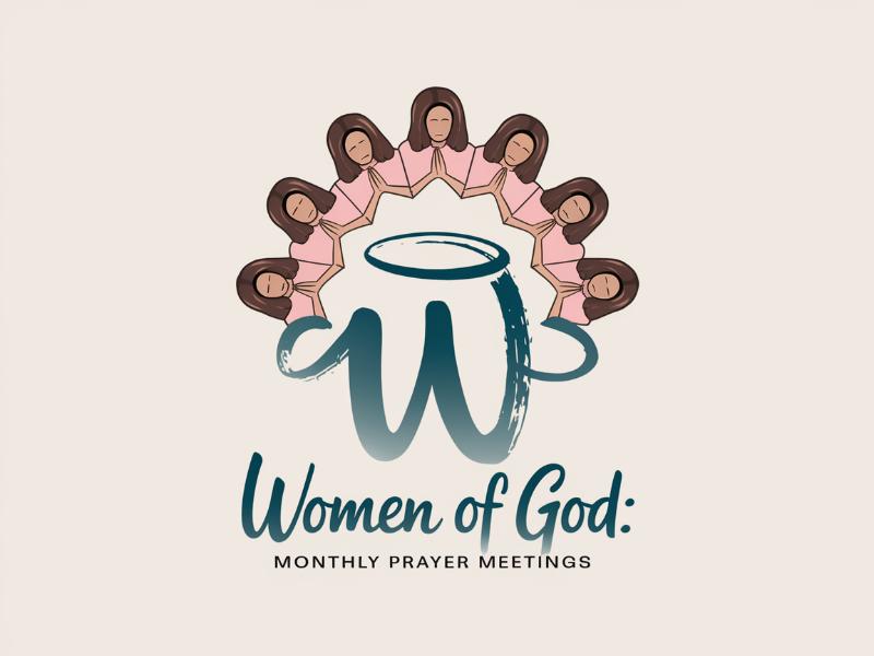Women of God: Monthly Prayer Meetings logo design by Lordede