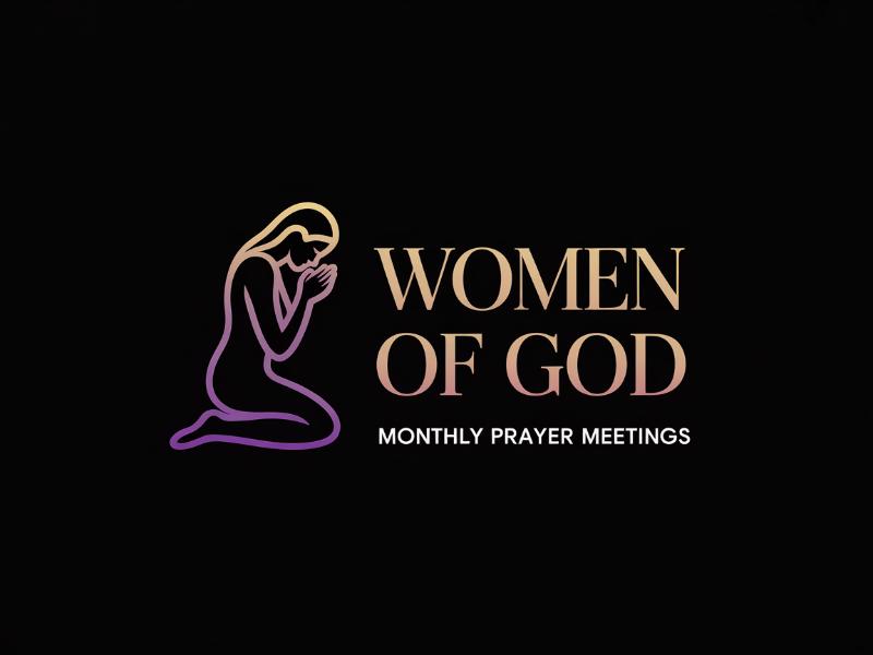 Women of God: Monthly Prayer Meetings logo design by Lordede