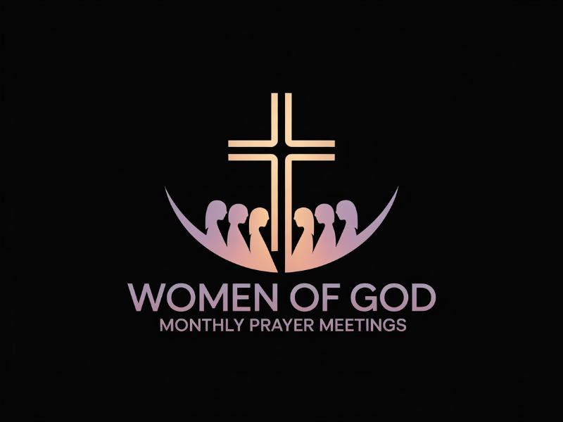 Women of God: Monthly Prayer Meetings logo design by Paradiseg