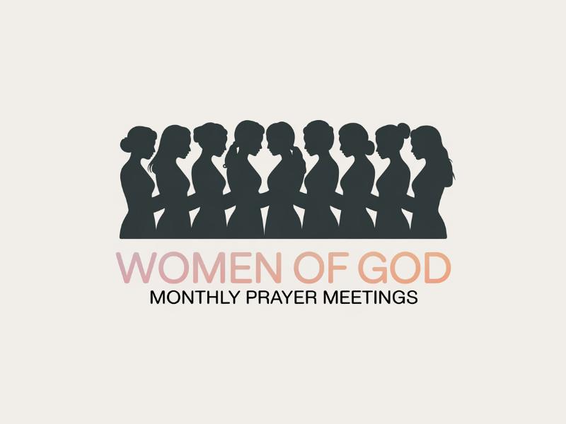 Women of God: Monthly Prayer Meetings logo design by Lordede