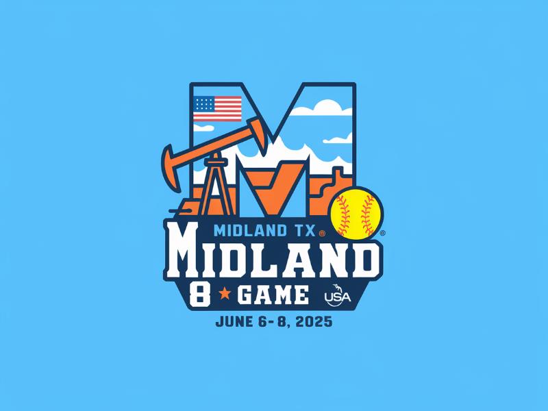 Midland 8 Game logo design by Paradiseg