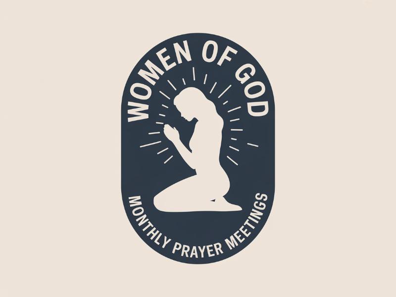 Women of God: Monthly Prayer Meetings logo design by Ayamas