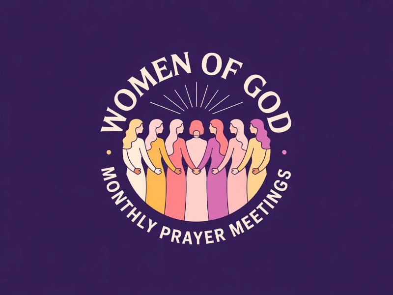 Women of God: Monthly Prayer Meetings logo design by Ayamas