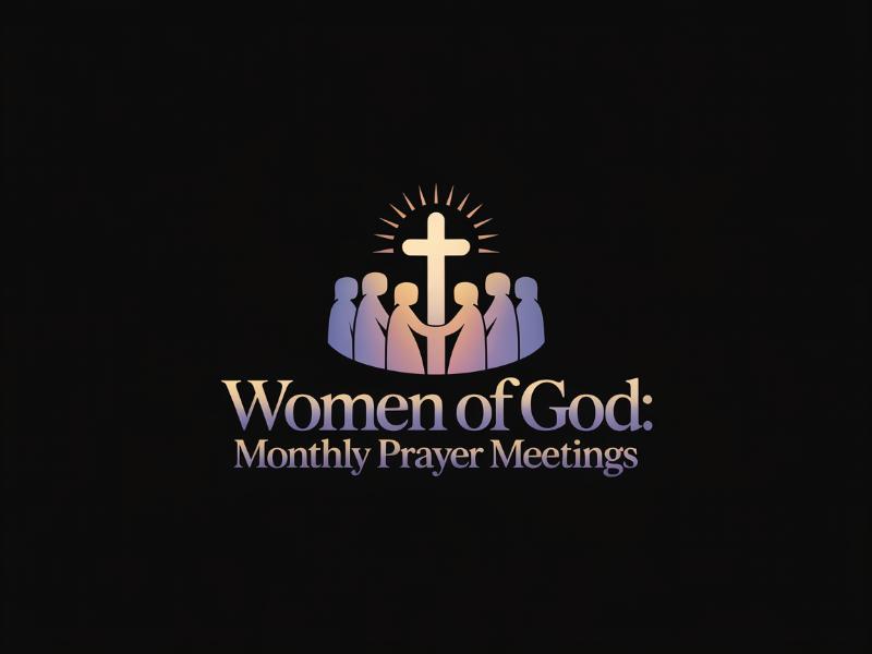 Women of God: Monthly Prayer Meetings logo design by Ayamas