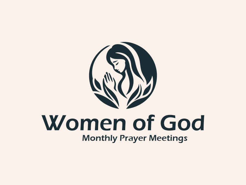 Women of God: Monthly Prayer Meetings logo design by Gwerth