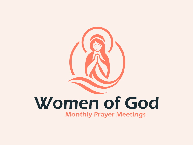 Women of God: Monthly Prayer Meetings logo design by Gwerth