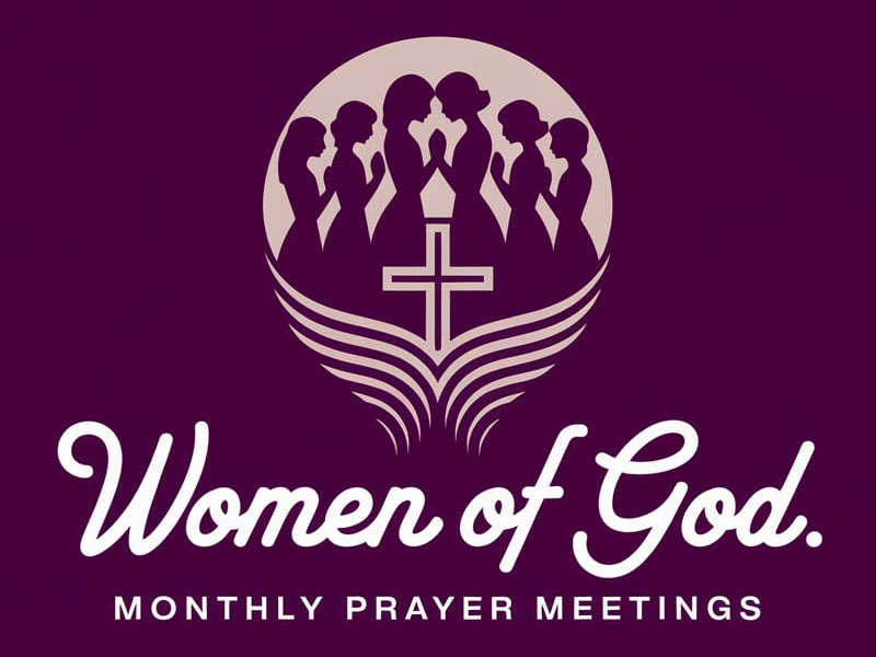 Women of God: Monthly Prayer Meetings logo design by pixalrahul