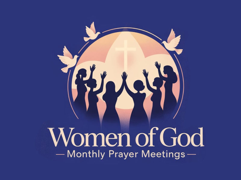 Women of God: Monthly Prayer Meetings logo design by pixalrahul
