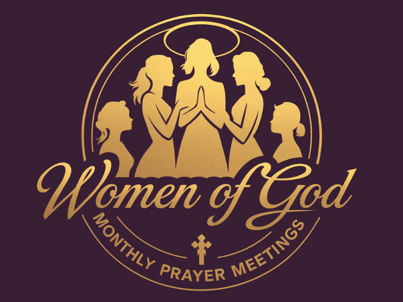 Women of God: Monthly Prayer Meetings logo design by pixalrahul