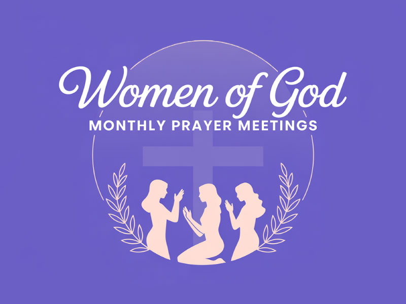 Women of God: Monthly Prayer Meetings logo design by pixalrahul