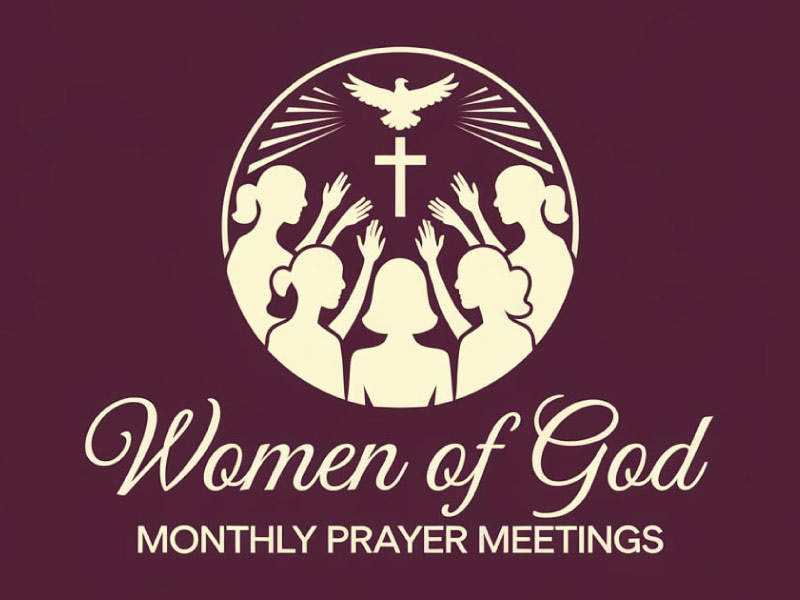 Women of God: Monthly Prayer Meetings logo design by pixalrahul