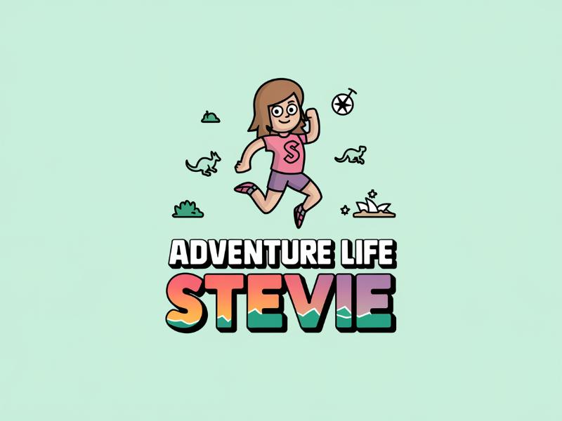 Adventure Life Stevie logo design by AndreBWid